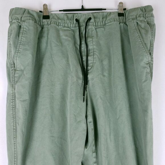 Old Navy Modern Jogger Pants Mens XL Green Elastic Cuff Gorpcore Activewear - Picture 2 of 10